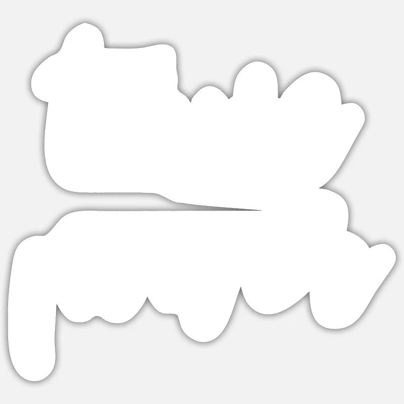 Jumeaux Sticker taille S (10 x 10 cm)