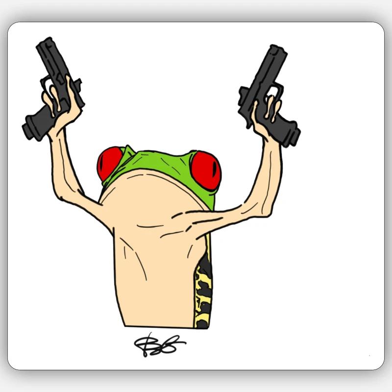 Sticker Größe S (10 x 10 cm) - 