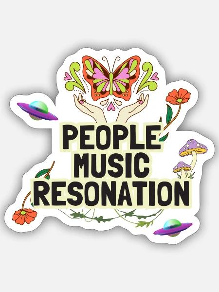 Fest - Sticker Größe S (10 x 10 cm) - Mattweiß