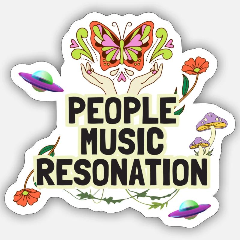 Festival - Sticker size S (10 x 10 cm) - white matte