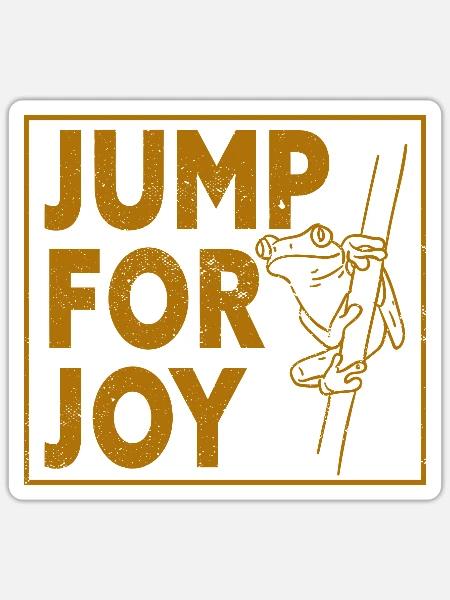 Frosch - Amphibie Tier - Sticker Größe S (10 x 10 cm) - Mattweiß