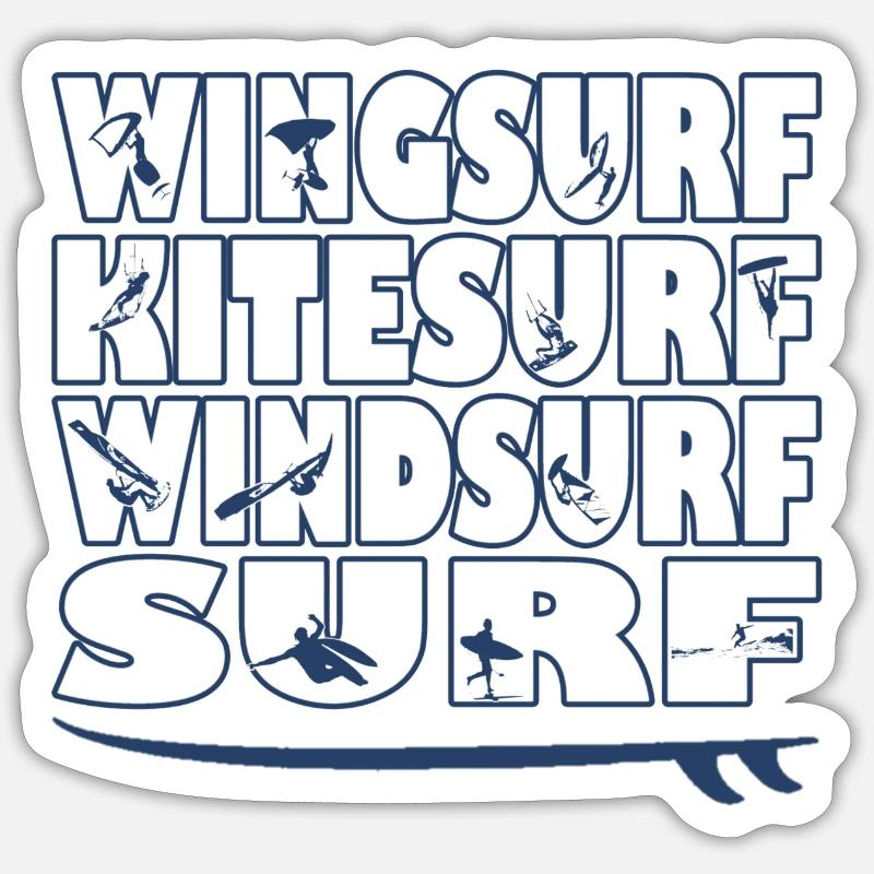 KWWS - Sticker taille S (10 x 10 cm) - blanc mat