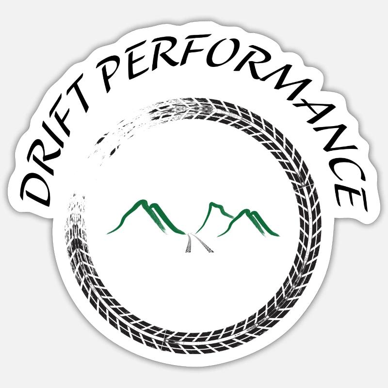 Drift performance Sticker Größe S (10 x 10 cm)