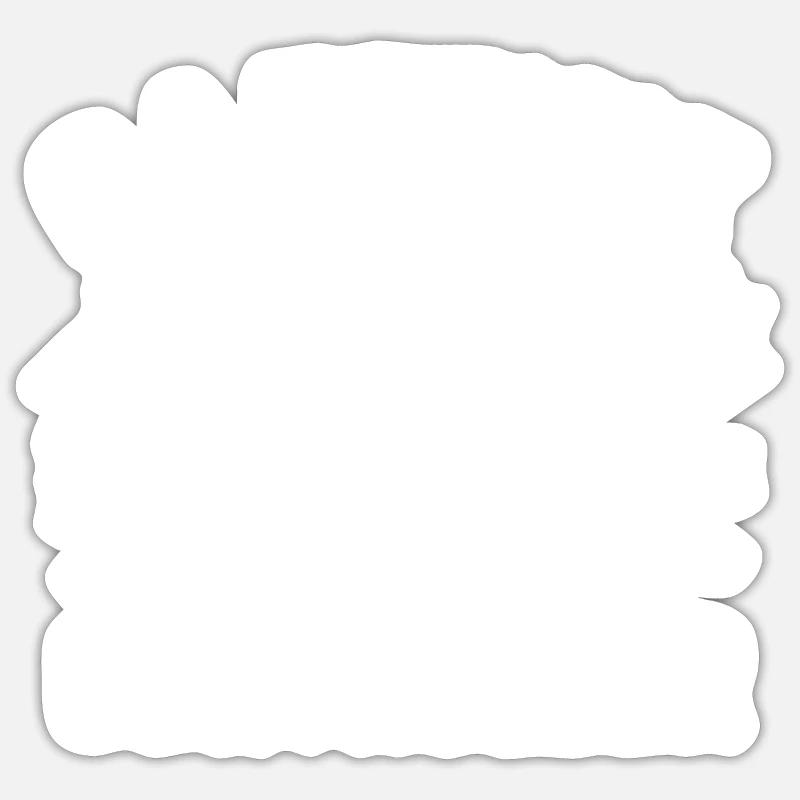Koffein und Controller - Sticker Größe S (10 x 10 cm) - Mattweiß