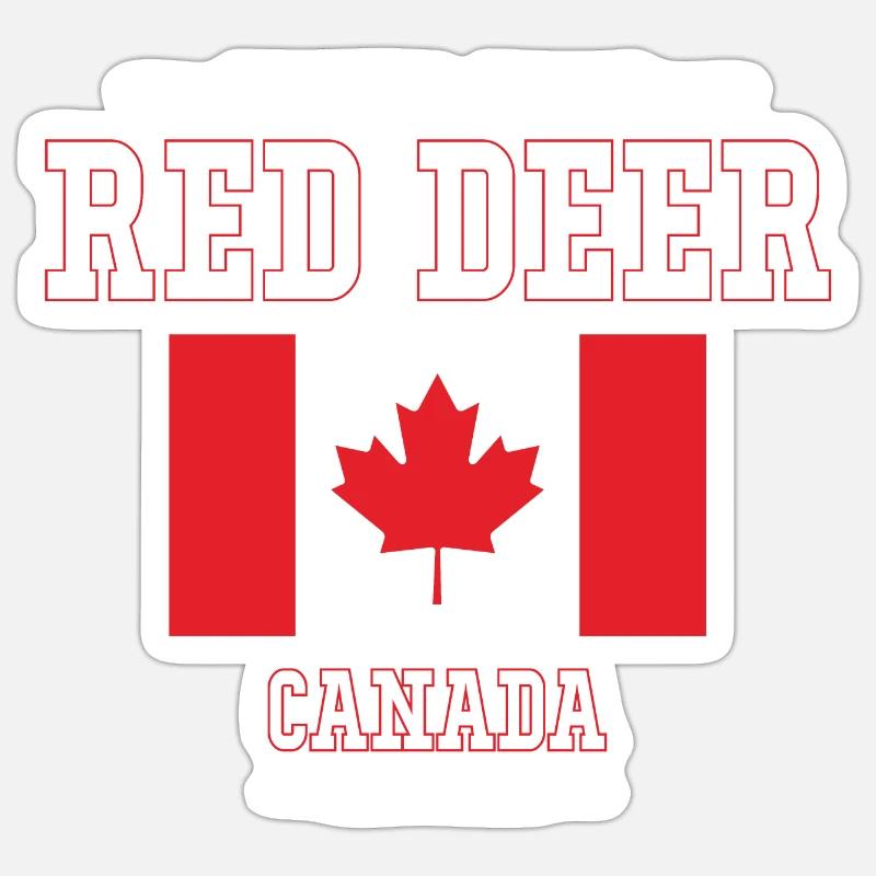 Red Deer Sticker size S (10 x 10 cm)