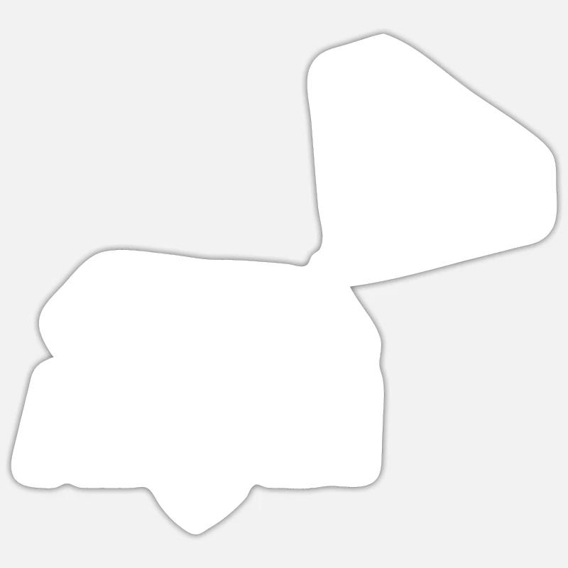 Aidan as Precious - Sticker size S (10 x 10 cm) - white matte