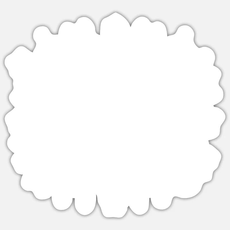 Super Dad Powers - Sticker size S (10 x 10 cm) - white matte