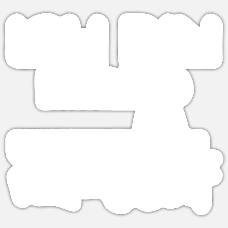 Sticker Größe S (10 x 10 cm) - 