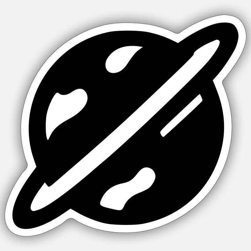 Planet Sticker Größe S (10 x 10 cm)