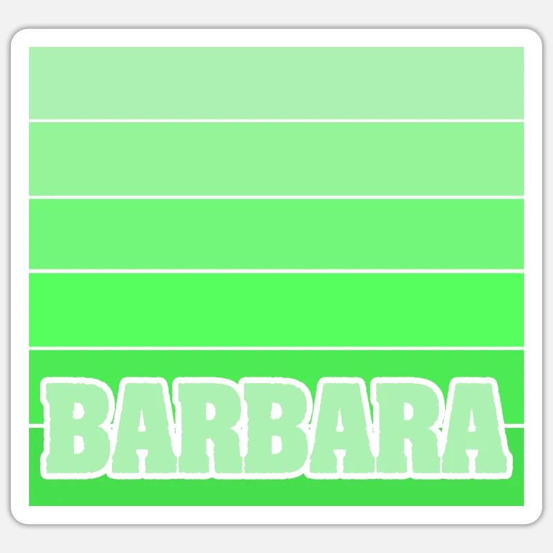 Gift for Barbara Sticker size S (10 x 10 cm)