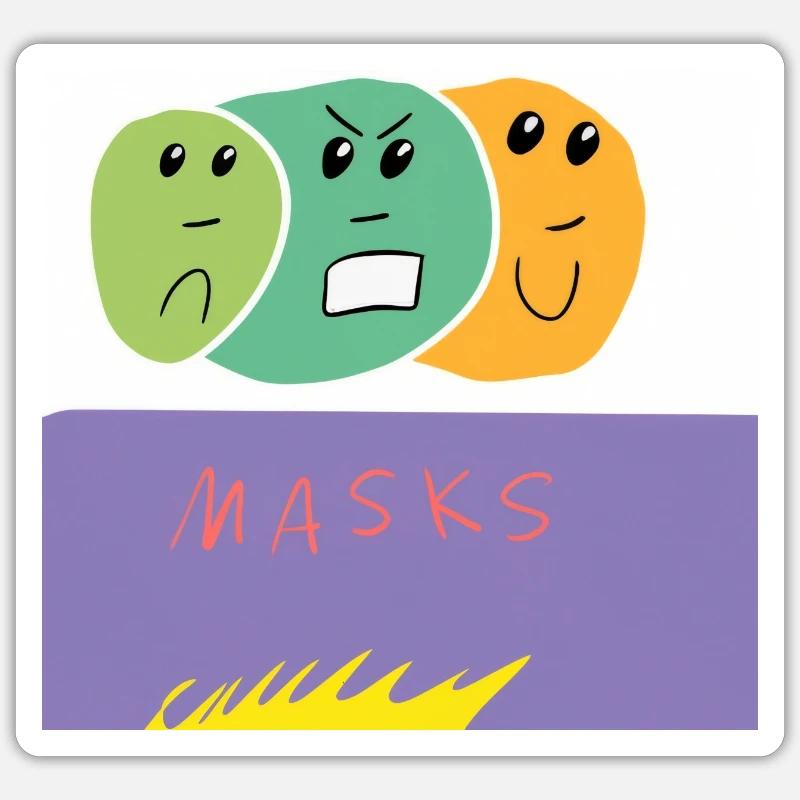 Sticker Größe S (10 x 10 cm) - 