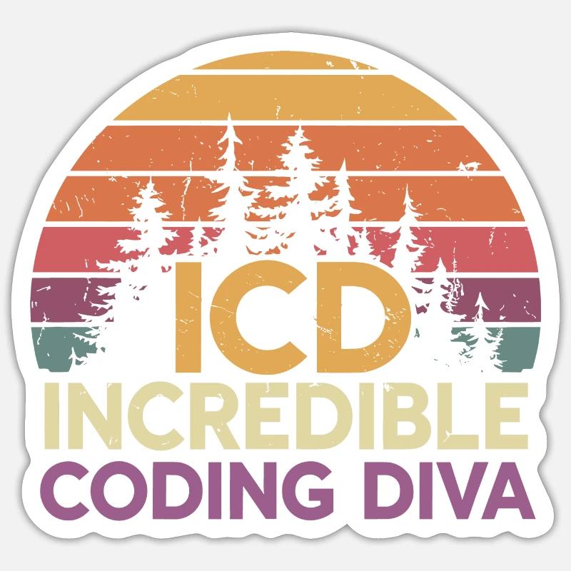 Les esprits créatifs dans le code médical Sticker taille S (10 x 10 cm)