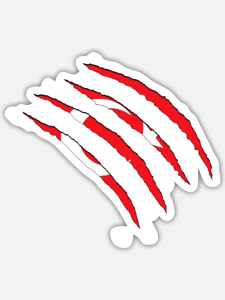 Türkiye Türkei - Sticker Größe S (10 x 10 cm) - Mattweiß