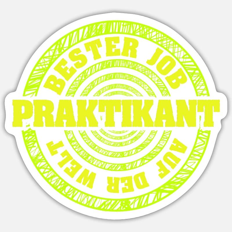 Trainee - Sticker size S (10 x 10 cm) - white matte