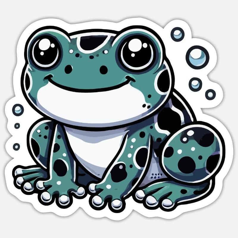 Path - Sticker size S (10 x 10 cm) - white matte