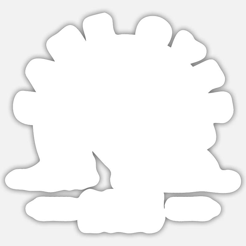 Game Over 2025 Mariage - Sticker taille S (10 x 10 cm) - blanc mat