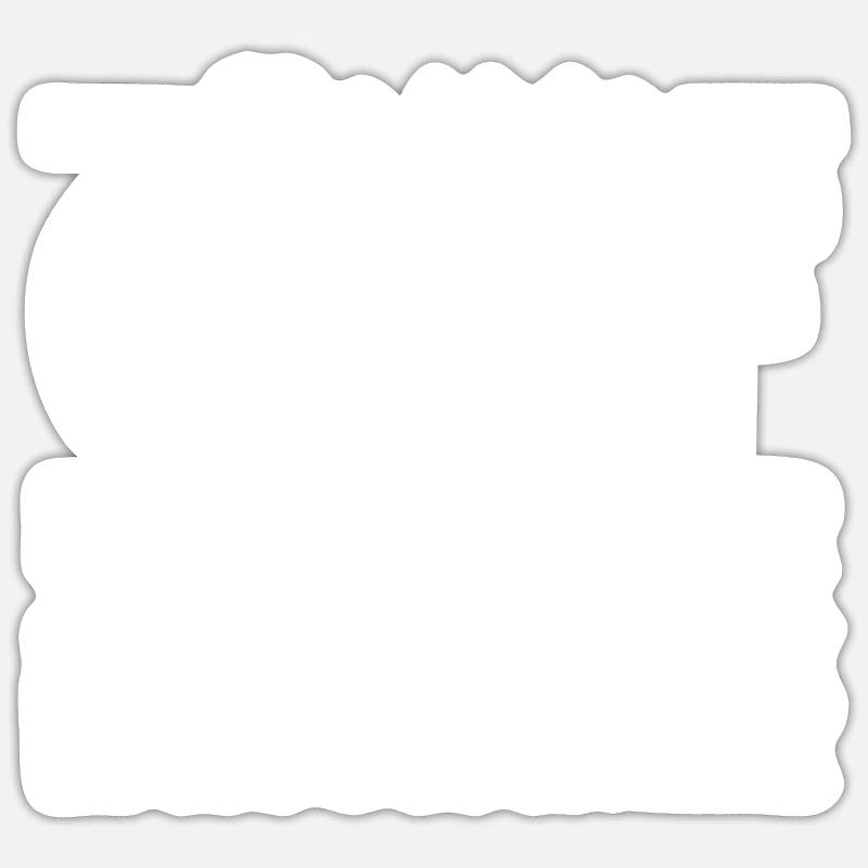 Patron, Chef de groupe, Chef d’équipe, Superviseur - Sticker taille S (10 x 10 cm) - blanc mat