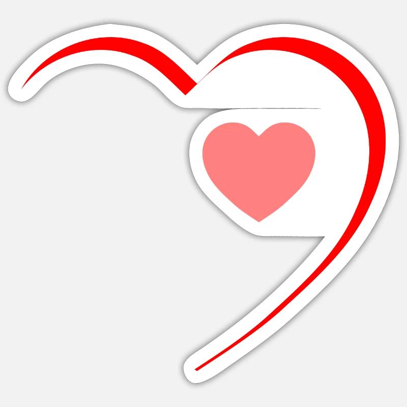 Have a big heart Sticker size S (10 x 10 cm)