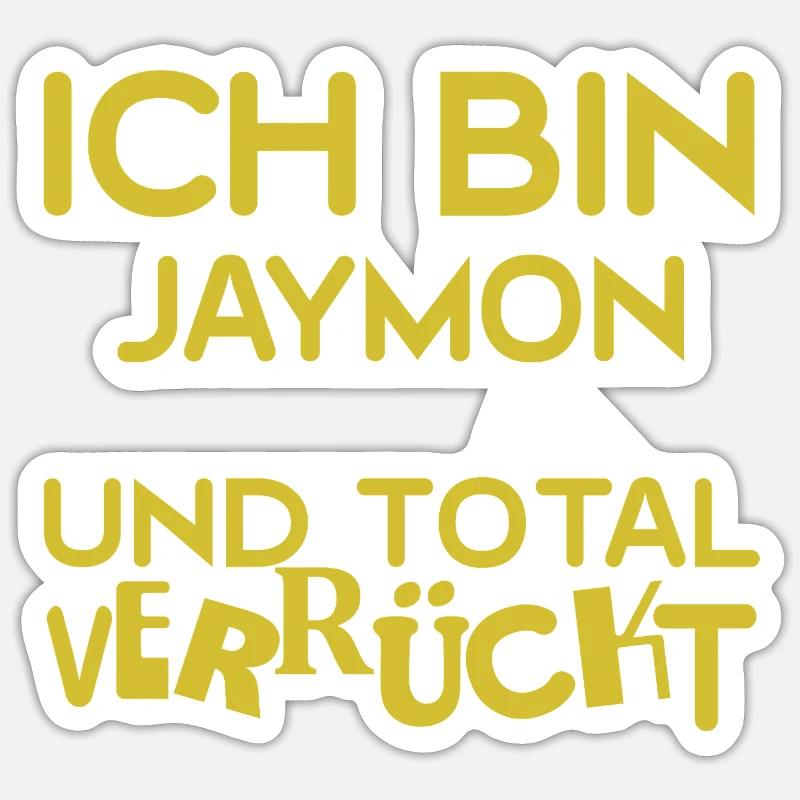 Jaymon Jaymon - Sticker size S (10 x 10 cm) - white matte