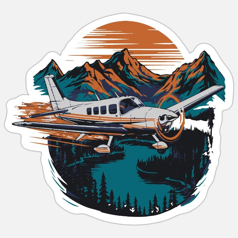 Beechcraft Sticker taille S (10 x 10 cm)