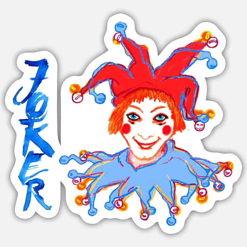 241030 Joker 042 opt 400dpi Sticker Größe S (10 x 10 cm)