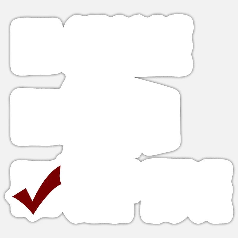 Sticker taille S (10 x 10 cm) - 