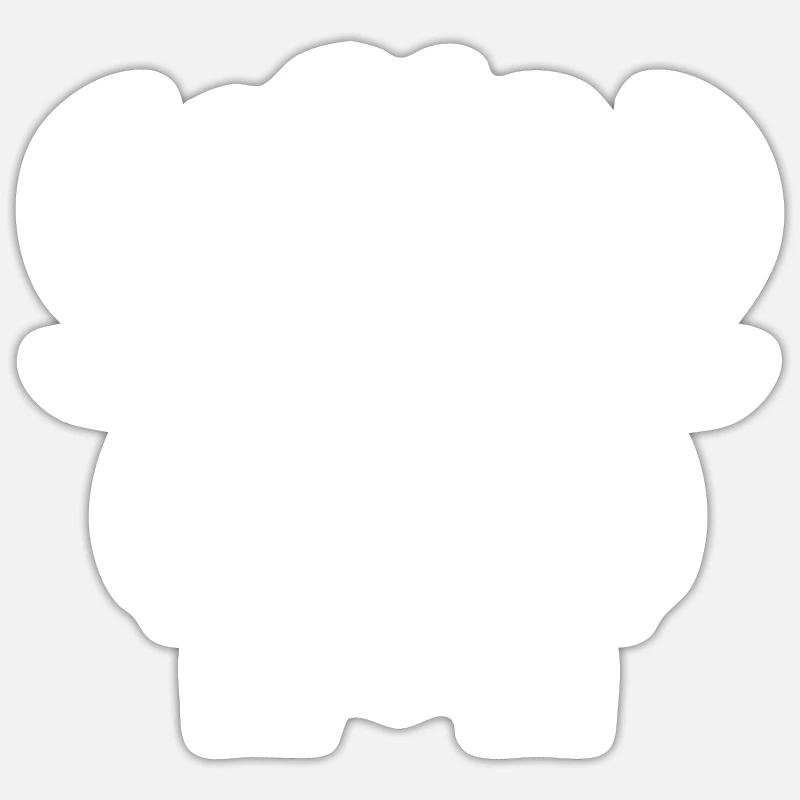 Buffalo Sticker size S (10 x 10 cm)