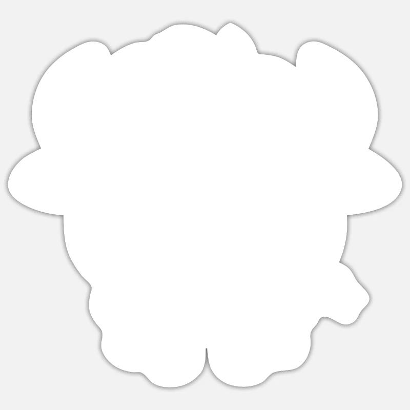 Büffel Sticker Größe S (10 x 10 cm)