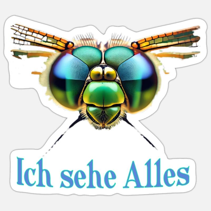 I see everything Sticker size S (10 x 10 cm)