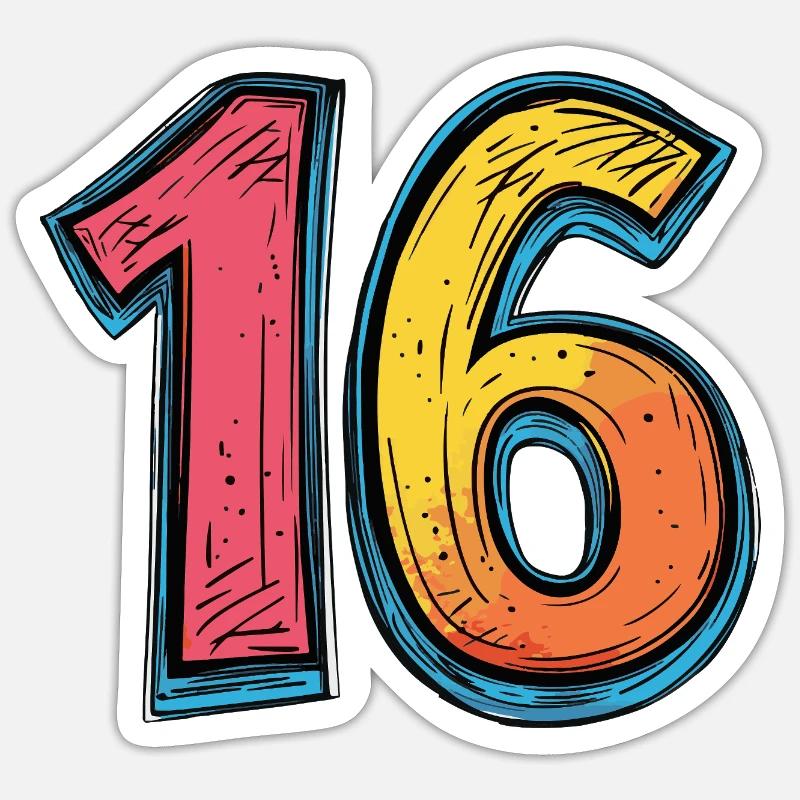 Sticker Größe S (10 x 10 cm) - 