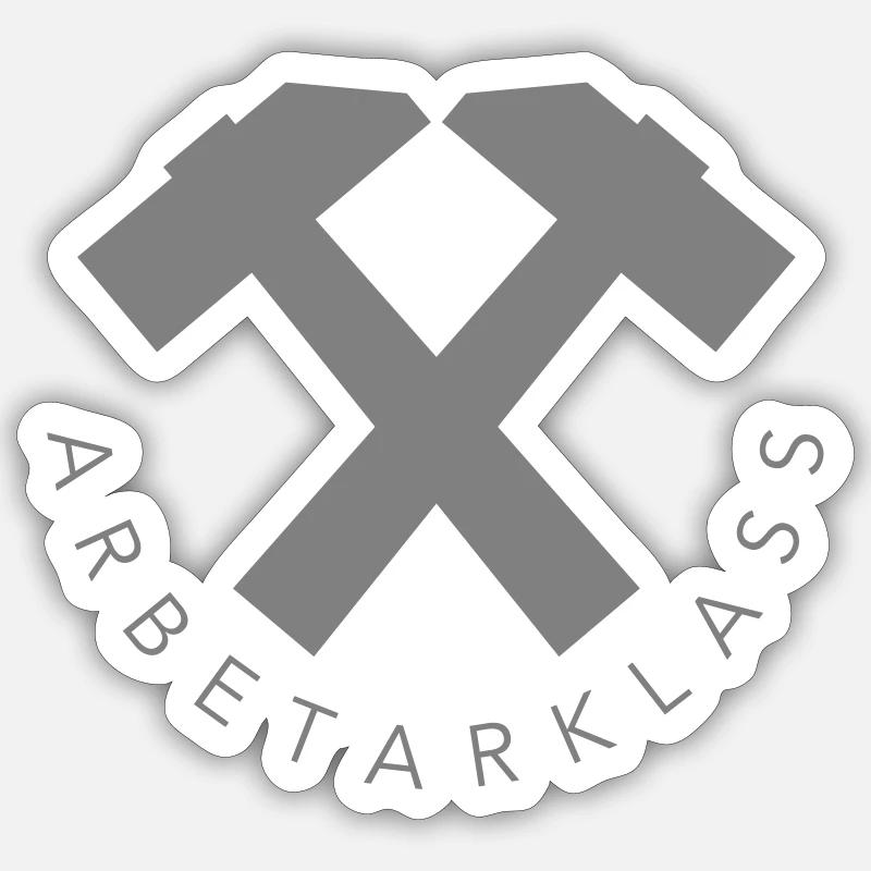 Working class Sticker size S (10 x 10 cm)