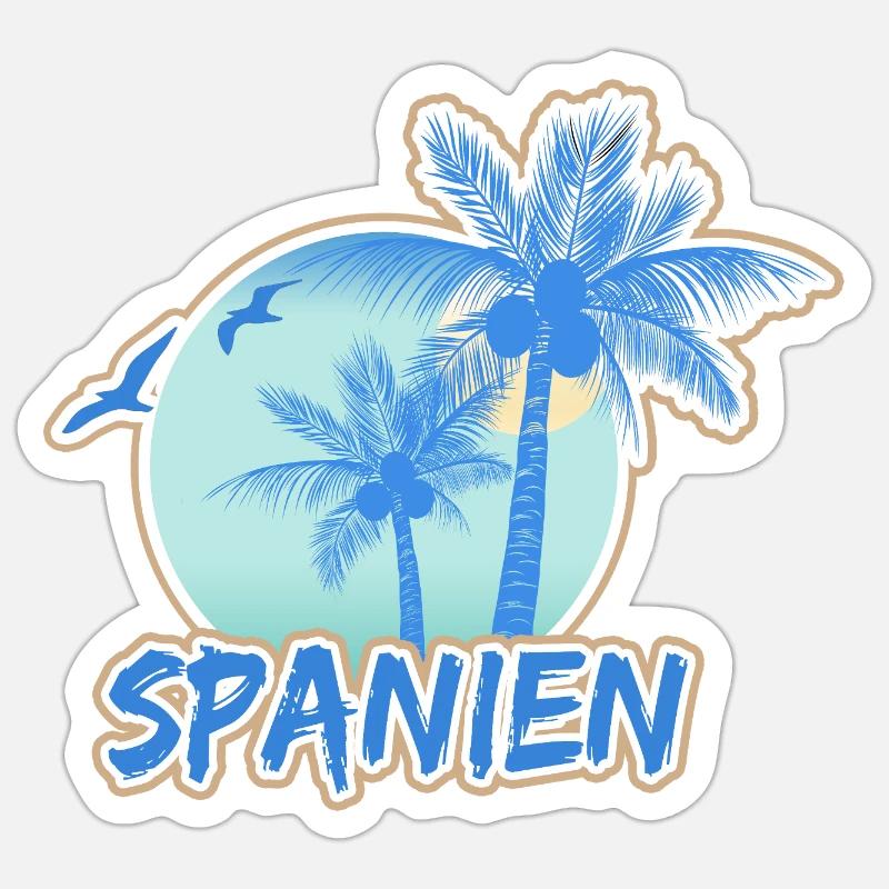 Spain - Sticker size S (10 x 10 cm) - white matte