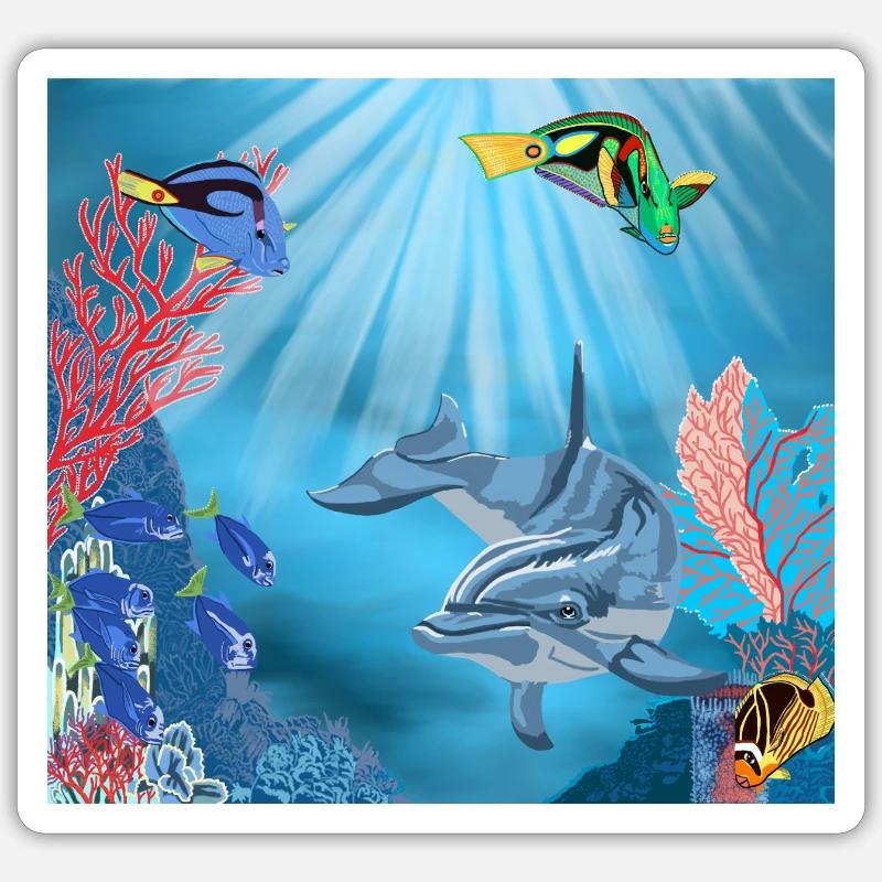 Sticker Größe S (10 x 10 cm) - 
