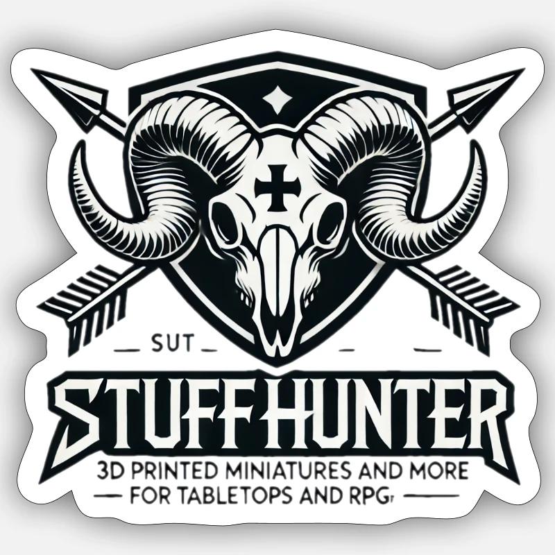 Stuffhunter Sticker Größe S (10 x 10 cm)
