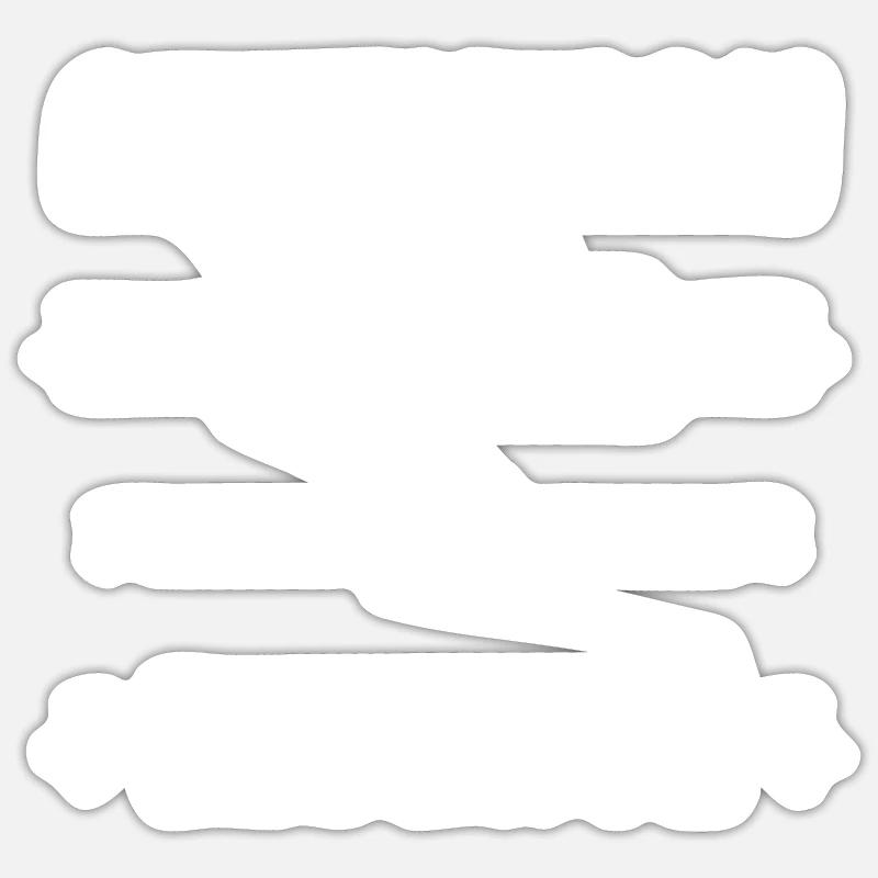 Liam - Sticker taille S (10 x 10 cm) - blanc mat
