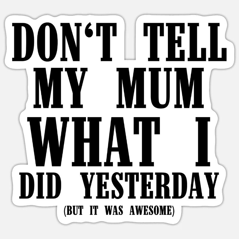 Sticker taille S (10 x 10 cm) - 