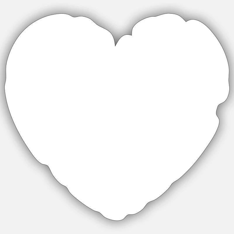 Bin in Rente - Sticker Größe S (10 x 10 cm) - Mattweiß
