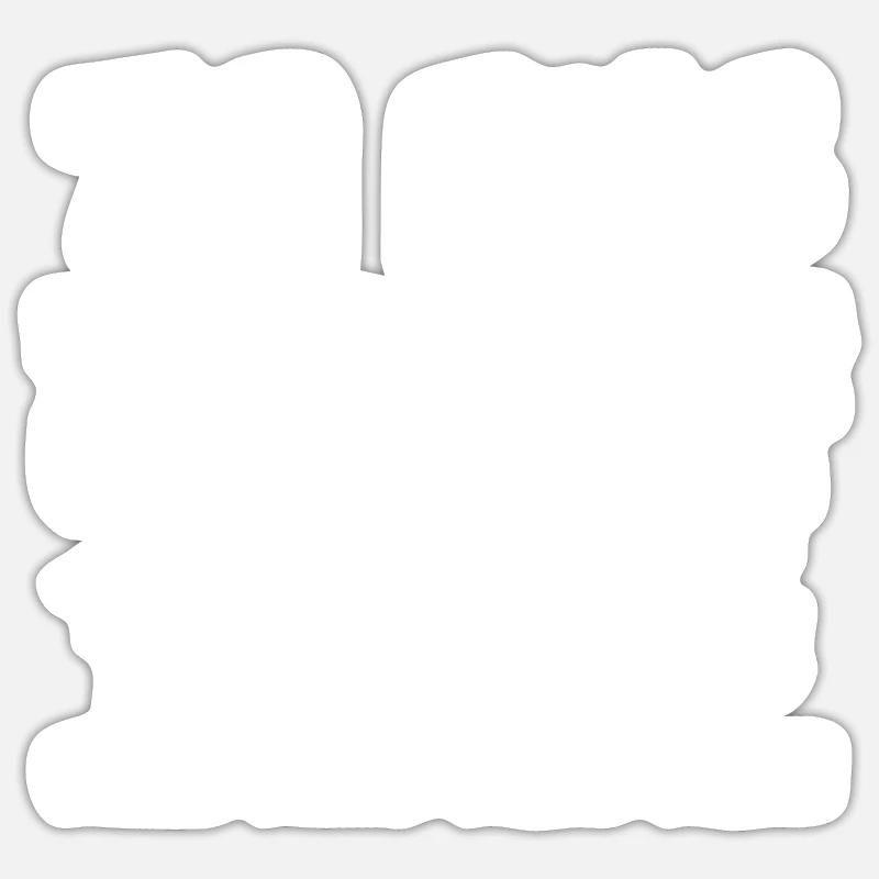 70 Ans Et Toujours Craquant - Sticker taille S (10 x 10 cm) - blanc mat