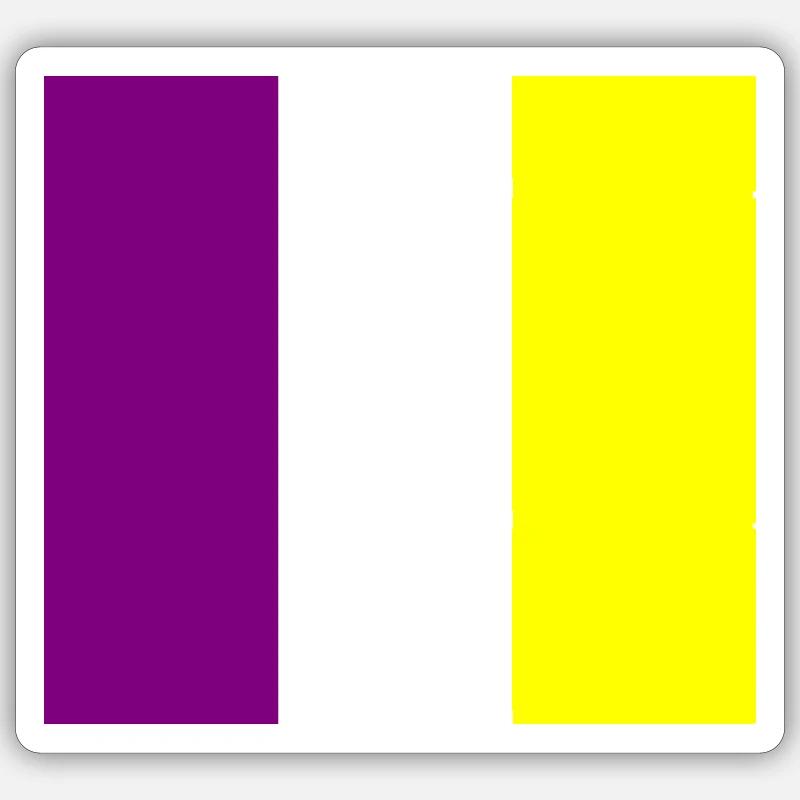 DUCASSE ATH ath - Sticker taille S (10 x 10 cm) - blanc mat