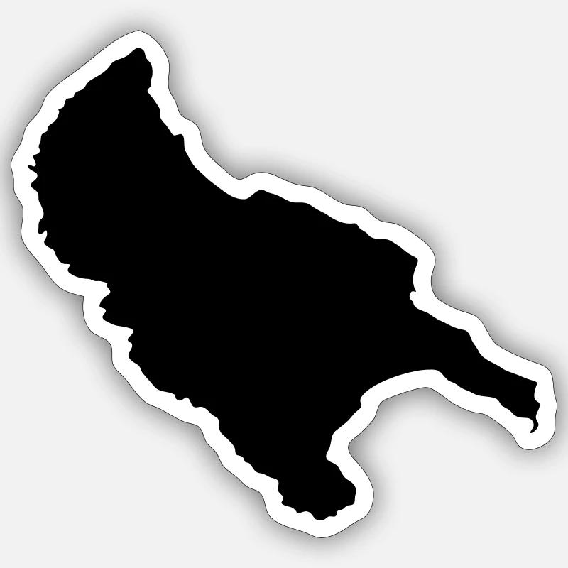 Zakynthos - Sticker Größe S (10 x 10 cm) - Mattweiß