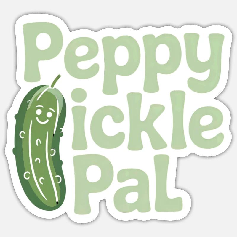 Concombre Sticker taille S (10 x 10 cm)