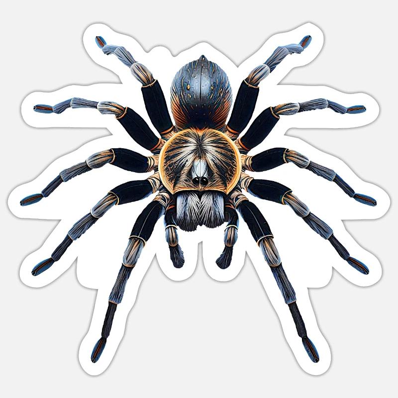 Tarantula - Sticker size S (10 x 10 cm) - white matte
