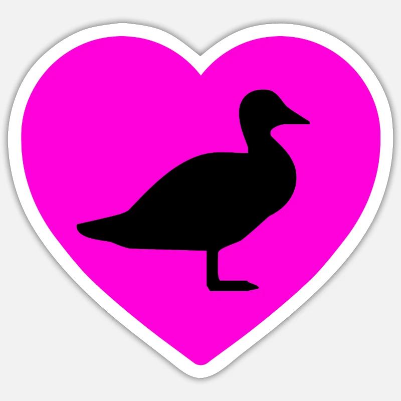 Duck Sticker size S (10 x 10 cm)