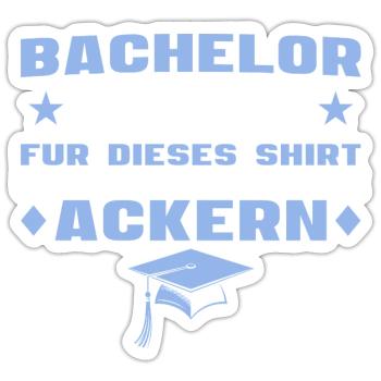 Bachelor's examination passed Bachelor's degree 2026 - Sticker size S (10 x 10 cm) - white matte - Front