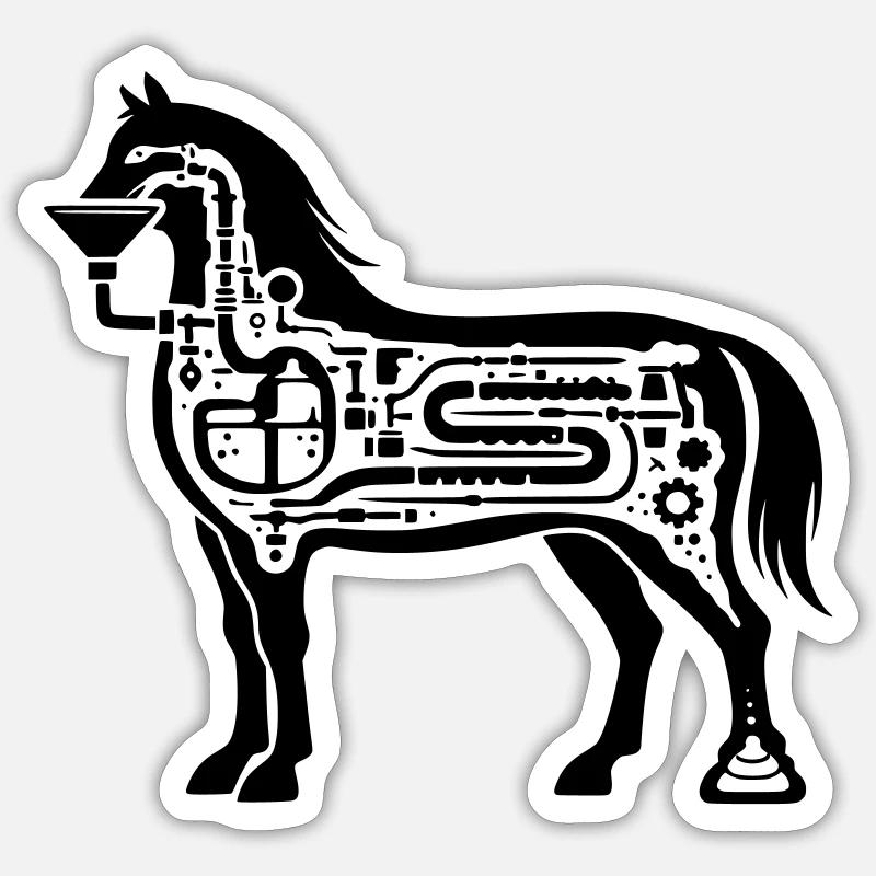 Sticker Größe S (10 x 10 cm) - 