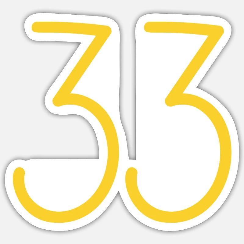33 Sticker size S (10 x 10 cm)