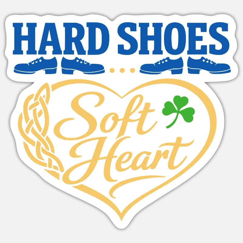 Irish Dance Step-dancing Celtic Fan Sticker size S (10 x 10 cm)