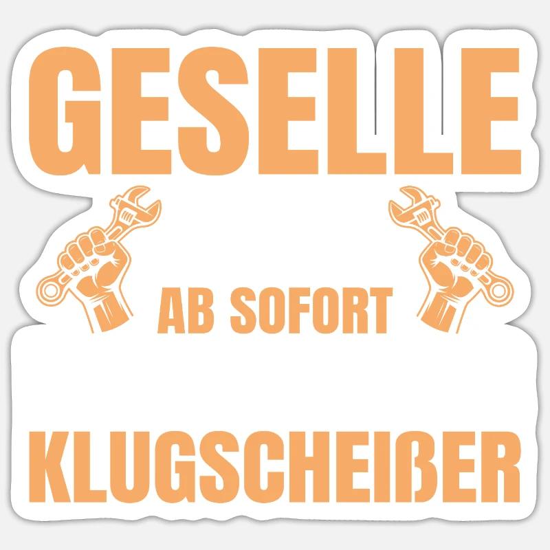 Formation complétée pour technicien mécatronique automobile 2026 Sticker taille S (10 x 10 cm)