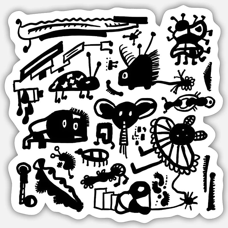 Sticker Größe S (10 x 10 cm) - 