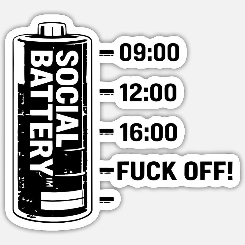 Sticker Größe S (10 x 10 cm) - 